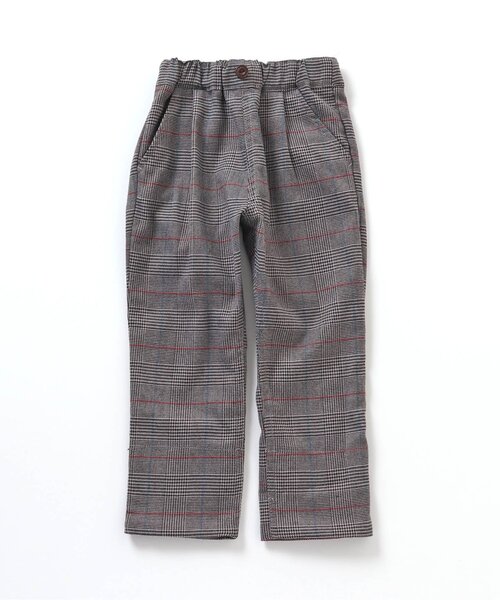 apres les cours（アプレレクール）の「【リンク可能】2柄チェックパンツ（その他パンツ・キッズ・グレー/レッド・120/100/110/80/130/90）」の11枚目の写真