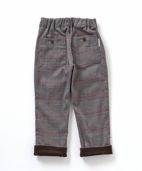 apres les cours（アプレレクール）の「【リンク可能】2柄チェックパンツ（その他パンツ・キッズ・グレー/レッド・120/100/110/80/130/90）」の16枚目の写真