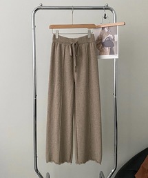 OSYAREVO | センターライン ニット パンツ(その他パンツ)