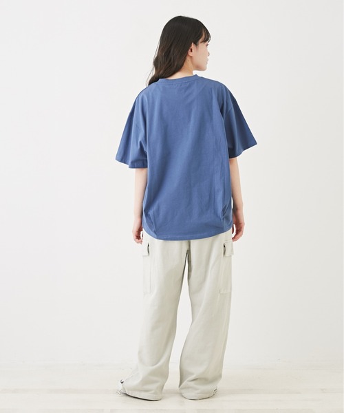 CUBE SUGAR（キューブシュガー）の「WEB限定ピグメント加工スウェットカーゴパンツ（カーゴパンツ・レディース・チャコールグレー/カーキ/グレイッシュベージュ・M）」の12枚目の写真