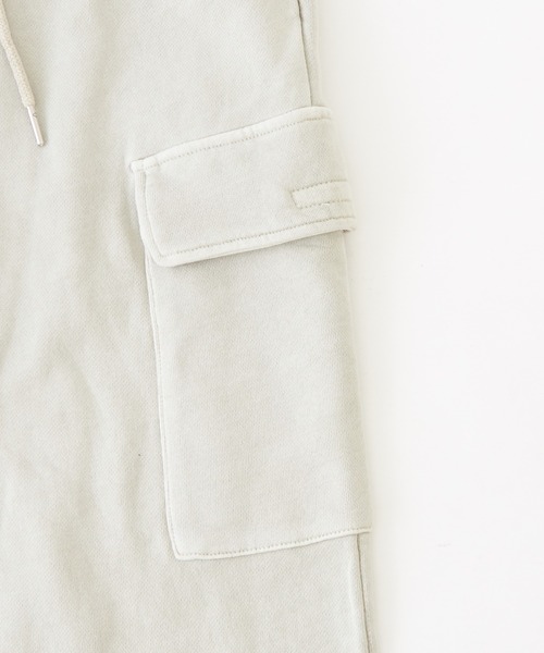 CUBE SUGAR（キューブシュガー）の「WEB限定ピグメント加工スウェットカーゴパンツ（カーゴパンツ・レディース・チャコールグレー/カーキ/グレイッシュベージュ・M）」の16枚目の写真