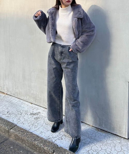 INGNI クロップド丈エコファーコート クロップド丈エコファーコート｜INGNI(イング) 公式通販｜INGNI