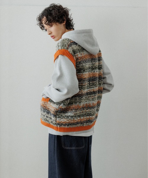 ADAM ET ROPE’ HOMME ×Yuki Kawahara ベスト WEB限定】《ADAM ET ROPE' HOMME × Yuki Kawahara》ルーズ
