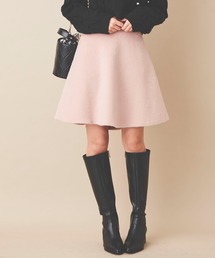 シャギーバックフレアミニスカート