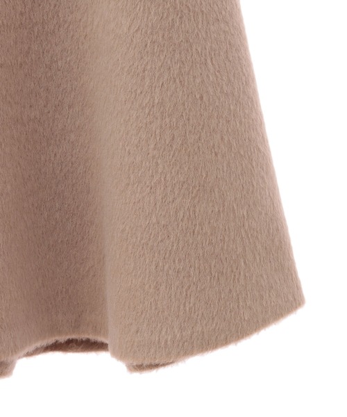 31 Sons de mode(トランテアン ソン ドゥ モード)の「シャギーバックフレアミニスカート(スカート・レディース・ブラック/ベージュ/ピンク・38/36)」の15枚目の写真