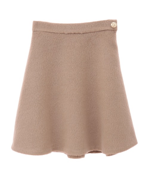 31 Sons de mode(トランテアン ソン ドゥ モード)の「シャギーバックフレアミニスカート(スカート・レディース・ブラック/ベージュ/ピンク・38/36)」の21枚目の写真