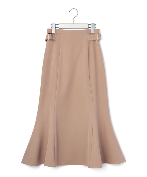 LAISSE PASSE（レッセパッセ）の「サイドベルトマーメイドスカート（スカート・レディース・ブラック/ベージュ・SMALL/MEDIUM）」の6枚目の写真