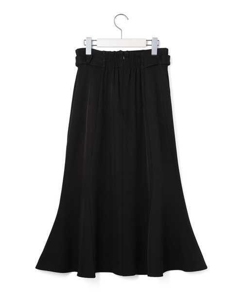 LAISSE PASSE（レッセパッセ）の「サイドベルトマーメイドスカート（スカート・レディース・ブラック/ベージュ・SMALL/MEDIUM）」の4枚目の写真