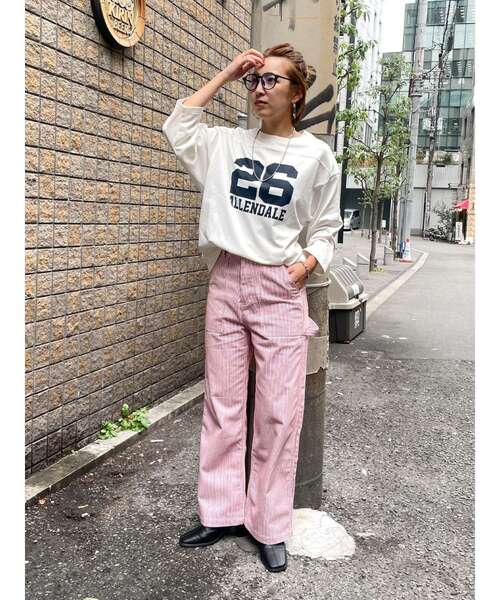 Ungrid（アングリッド）の「ナンバリング七分袖Tee（Tシャツ/カットソー・レディース・オフホワイト/ネイビー/レッド・FREE）」の8枚目の写真