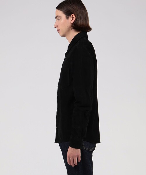 IENA ゴートスエードシャツブルゾン セール】GIORGIO BRATO ゴートスエード シャツブルゾン