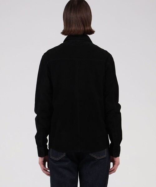 セール】GIORGIO BRATO ゴートスエード シャツブルゾン