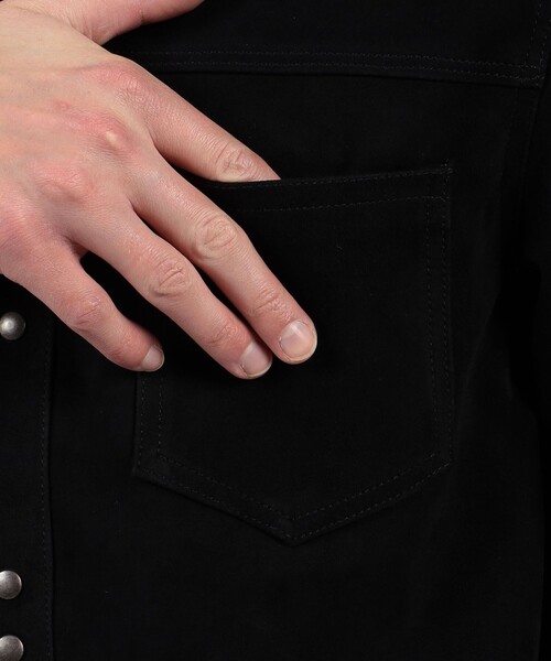 セール】GIORGIO BRATO ゴートスエード シャツブルゾン