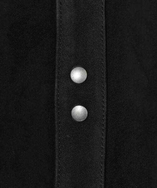 セール】GIORGIO BRATO ゴートスエード シャツブルゾン