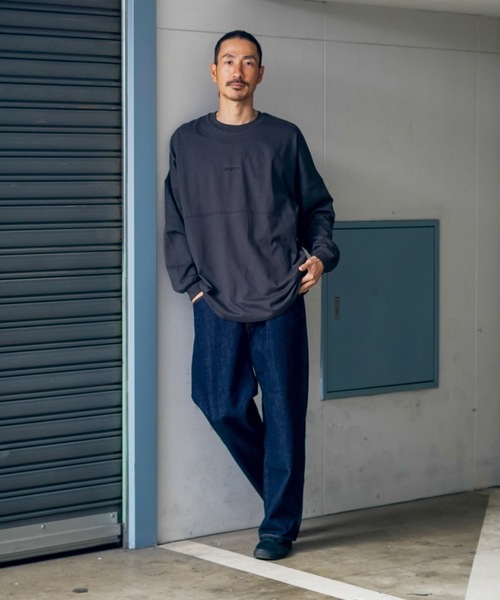 RVCA(ルーカ)の「RVCA メンズ FAKUE RVCA LS TEE ロングスリーブTシャツ/ルーカフロントスモールロゴステッチビッグサイズロングスリーブカットソー(Tシャツ/カットソー・メンズ・ホワイト/ブラック/カーキ/スミクロ・MEDIUM/X-LARGE/LARGE/SMALL)」の19枚目の写真