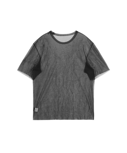 JNBY(ジェーエヌビーワイ)の「Washed Sheer Top(Tシャツ/カットソー・レディース・ベージュ/ブラック・36/38/40)」の8枚目の写真