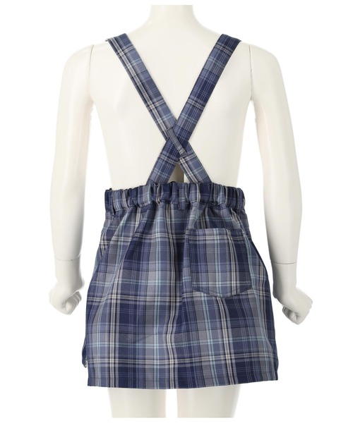 ANAP kids（アナップキッズ）の「サイドジップ2WAYジャンパースカート（ジャンパースカート・キッズ・ブラック/ベージュ/ブルー・110cm/120cm/130cm）」の12枚目の写真