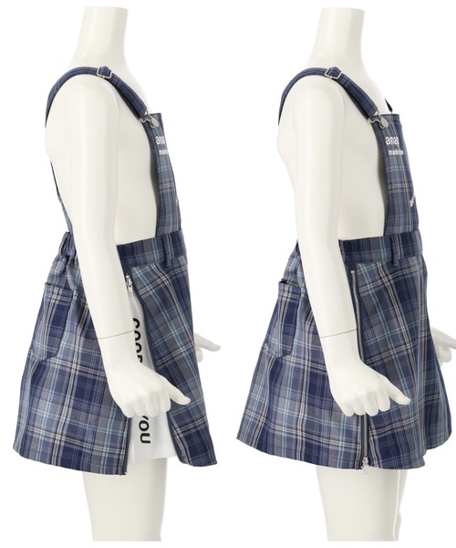 ANAP kids（アナップキッズ）の「サイドジップ2WAYジャンパースカート（ジャンパースカート・キッズ・ブラック/ベージュ/ブルー・110cm/120cm/130cm）」の16枚目の写真