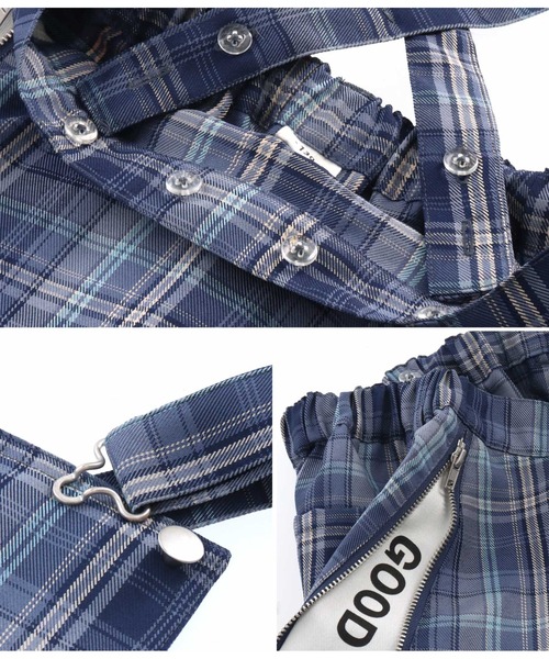 ANAP kids（アナップキッズ）の「サイドジップ2WAYジャンパースカート（ジャンパースカート・キッズ・ブラック/ベージュ/ブルー・110cm/120cm/130cm）」の13枚目の写真