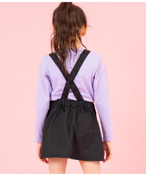 ANAP kids（アナップキッズ）の「サイドジップ2WAYジャンパースカート（ジャンパースカート・キッズ・ブラック/ベージュ/ブルー・110cm/120cm/130cm）」の21枚目の写真