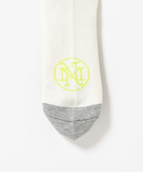 MAGIC NUMBER（マジック ナンバー）の「【MAGIC NUMBER】LOGO SOCKS（ソックス/靴下・メンズ・ホワイト×グリーン/ブラック系その他/ホワイト×ピンク/ホワイト×ブラック・FREE）」の6枚目の写真