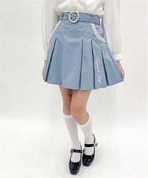 axes femme PETIT LADY（アクシーズファムプチレディ）の「ロゴ刺繍プリーツスカパン（その他パンツ・キッズ）」