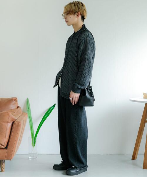 SENSE OF PLACE by URBAN RESEARCH(センスオブプレイスバイアーバンリサーチ)の「デニムフリンジベスト(デニムジャケット・メンズ・ブラック/ライトインディゴブルー・LARGE/MEDIUM)」の6枚目の写真