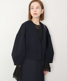 SLOBE IENA（スローブイエナ）の「Vネックコクーンショートジャケット（その他アウター）」