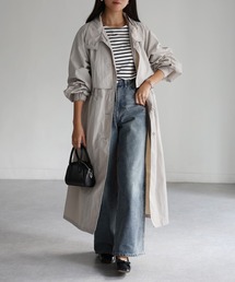 Riberry | スタンドカラードロストナイロントレンチコート(トレンチコート)