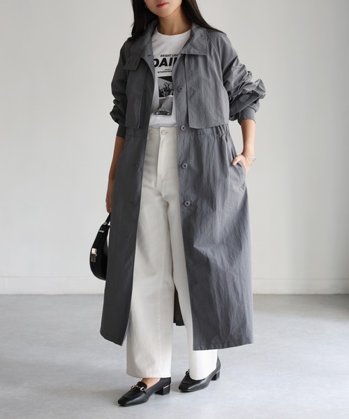 Riberry（リベリー）の「スタンドカラードロストナイロントレンチ