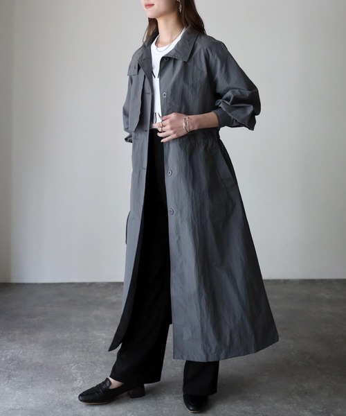 Riberry（リベリー）の「スタンドカラードロストナイロントレンチ