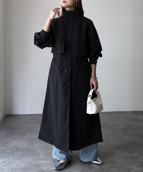 Riberry（リベリー）の「スタンドカラードロストナイロントレンチ