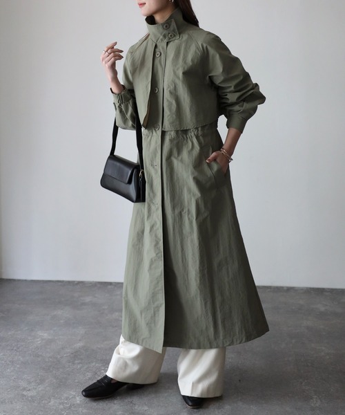 Riberry（リベリー）の「スタンドカラードロストナイロントレンチ