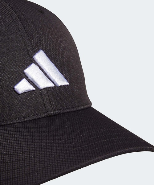 adidas キャップ 刺繍ロゴ入り グレー ゴルフデザイン 通気穴付き アディダス 【ゴルフ】パフォーマンス キャップ - グレー
