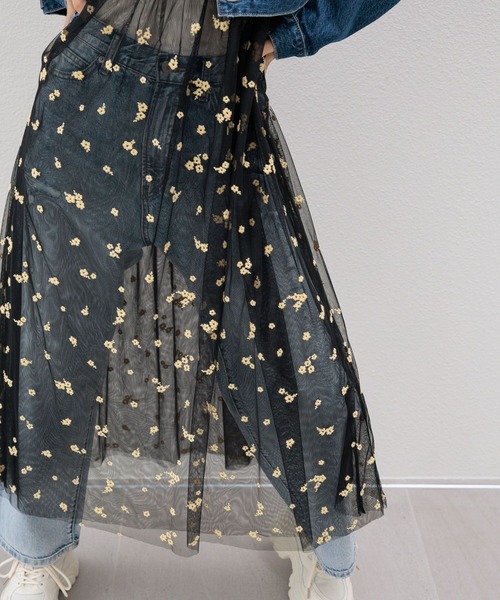 LOWRYS FARM（ローリーズファーム）の「チュールキャミワンピースガラ 103265（ワンピース・レディース・その他・ONE SIZE）」の6枚目の写真