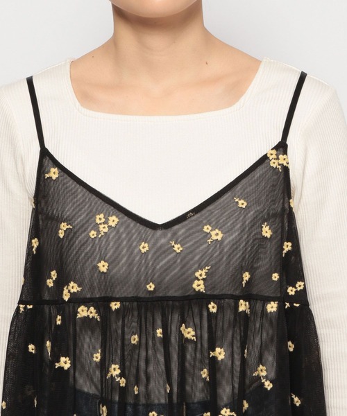 LOWRYS FARM（ローリーズファーム）の「チュールキャミワンピースガラ 103265（ワンピース・レディース・その他・ONE SIZE）」の10枚目の写真