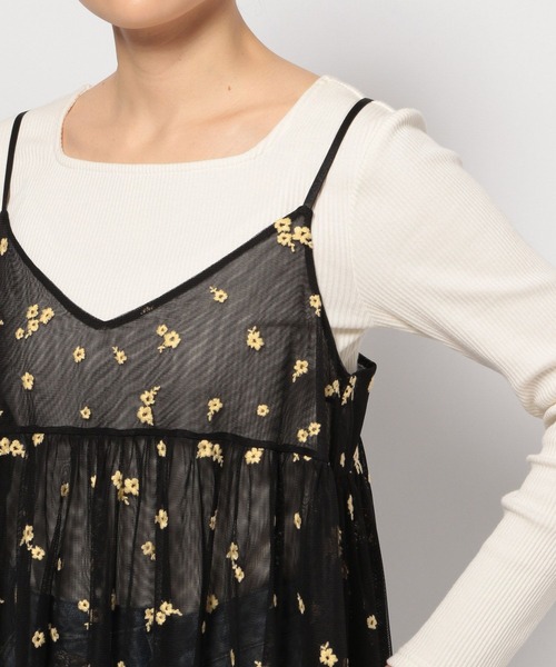 LOWRYS FARM（ローリーズファーム）の「チュールキャミワンピースガラ 103265（ワンピース・レディース・その他・ONE SIZE）」の11枚目の写真