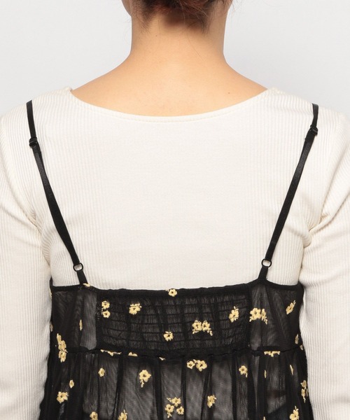 LOWRYS FARM（ローリーズファーム）の「チュールキャミワンピースガラ 103265（ワンピース・レディース・その他・ONE SIZE）」の13枚目の写真