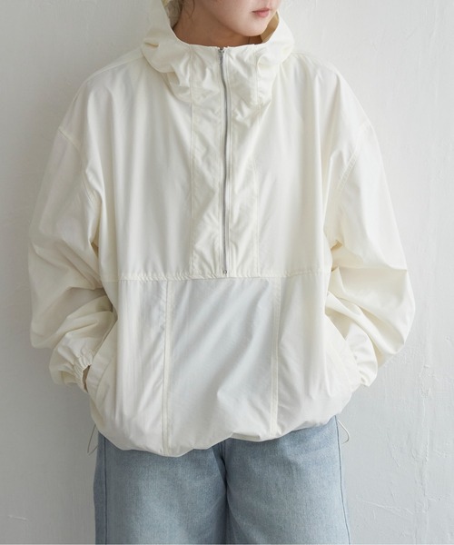 ナイロンアノラックパーカー