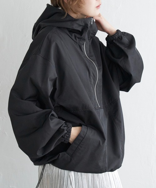 ナイロンアノラックパーカー