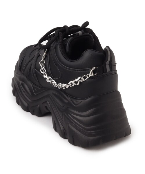 cs T&P(シーエスティーアンドピー)の「【2WAYチェーン付き】軽量ボリュームソール厚底スニーカー(スニーカー・レディース・ブラック/ベージュ/ホワイト/キャメル/ダークブラウン・S/M/L/LL)」の13枚目の写真