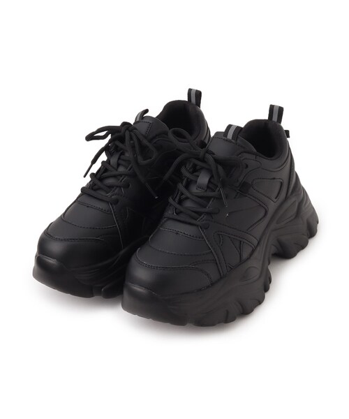 cs T&P(シーエスティーアンドピー)の「【2WAYチェーン付き】軽量ボリュームソール厚底スニーカー(スニーカー・レディース・ブラック/ベージュ/ホワイト/キャメル/ダークブラウン・S/M/L/LL)」の15枚目の写真