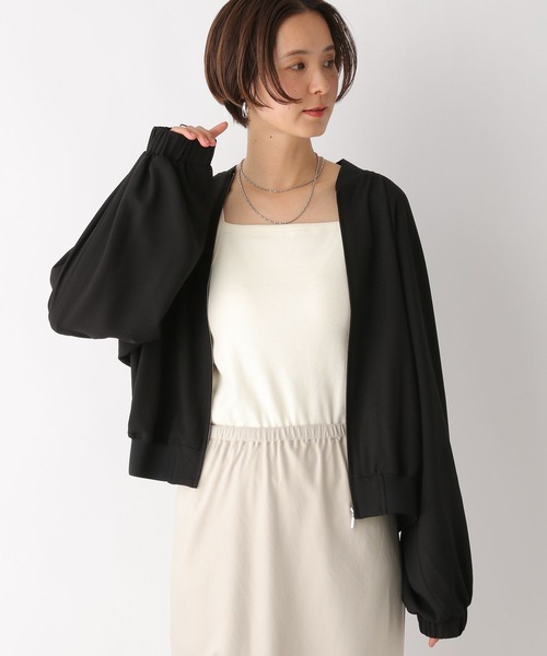 リミル♡シアーブルゾン ▫︎シアーブルゾン color:black size:free . . . 上品な透け感と光沢