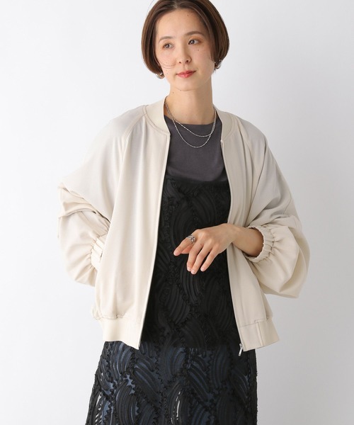 LEPSIM（レプシィム）の「UVリブネックブルゾン 991971（ブルゾン