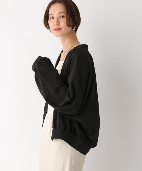 LEPSIM（レプシィム）の「UVリブネックブルゾン　991971（ブルゾン・レディース・ライトグレー/カーキ/ブラック/チャコールグレー・FREE）」の14枚目の写真