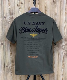 EMBROIDERED BLUE ANGELS 半袖Tシャツ