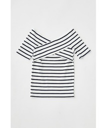 MOUSSY（マウジー）の「クロスオフショルダートップス（Tシャツ/カットソー）」