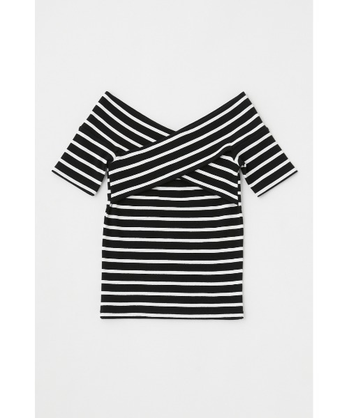 クロスオフショルダートップス（Tシャツ/カットソー）｜MOUSSY