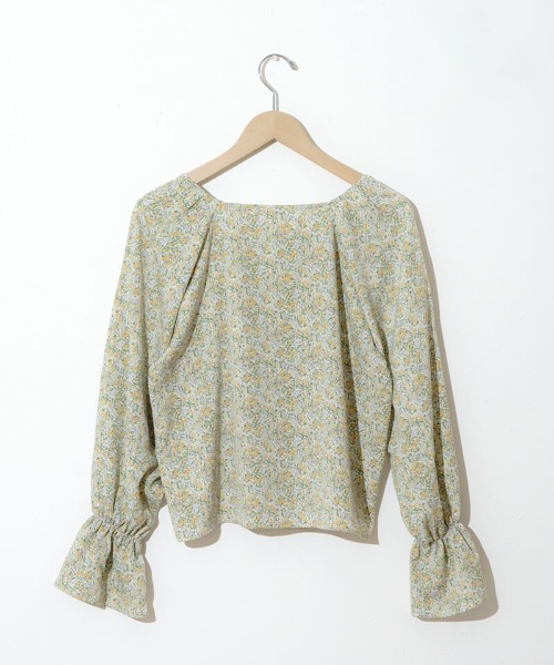 flower（フラワー）の「タックブルームブラウス（シャツ/ブラウス・レディース・パープル/イエロー・FREE）」の7枚目の写真