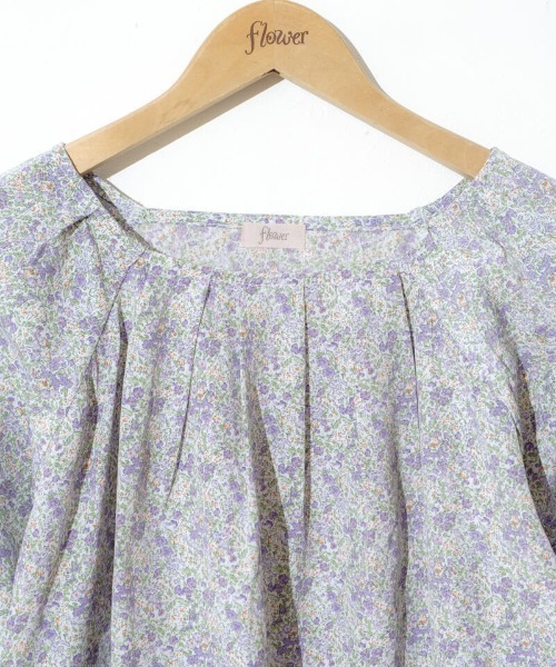 flower（フラワー）の「タックブルームブラウス（シャツ/ブラウス・レディース・パープル/イエロー・FREE）」の14枚目の写真