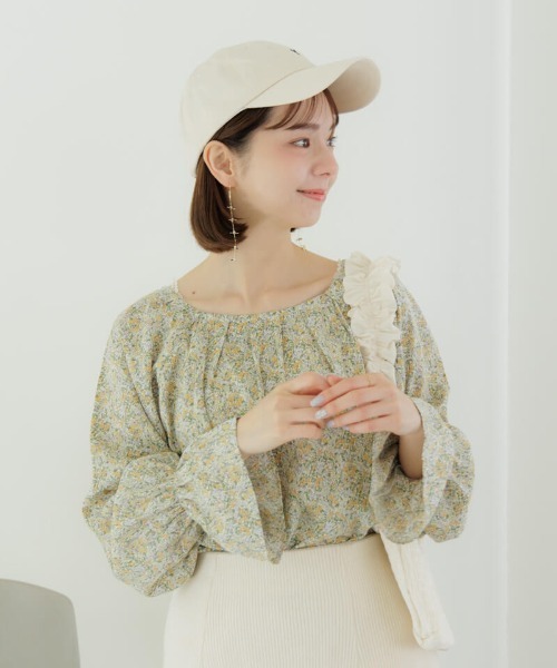 flower（フラワー）の「タックブルームブラウス（シャツ/ブラウス・レディース・パープル/イエロー・FREE）」の21枚目の写真